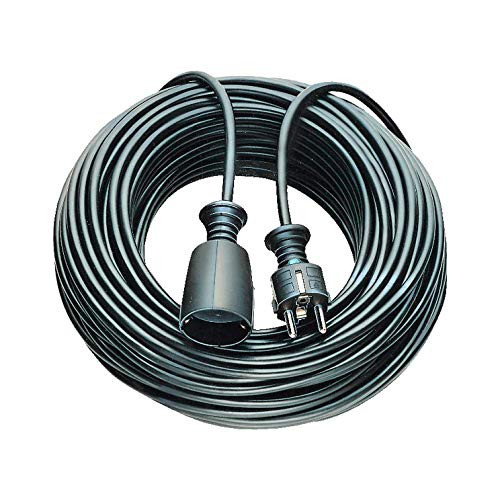 Brennenstuhl Kunststof verlengsnoer 5 meter zwart H05VV-F 3G1,5