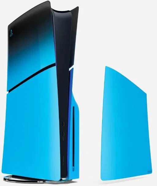 PlayStation 5 Slim-Mallin Vaihtokuoret Rhythm Blue