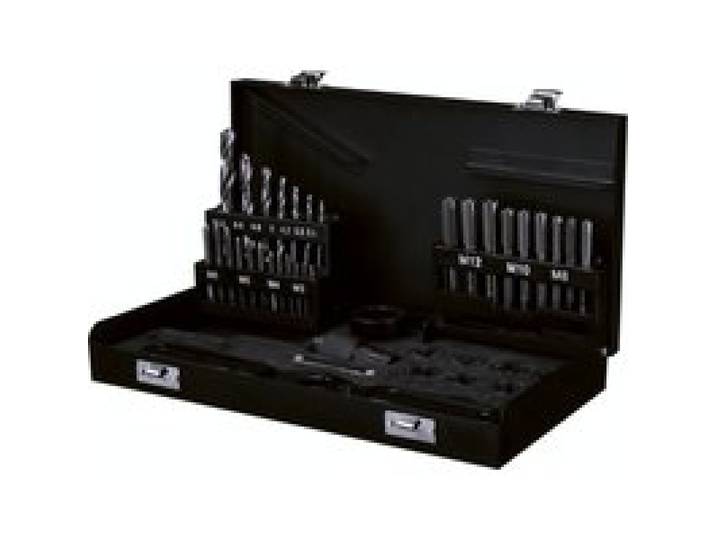 PARKSIDE PERFORMANCE® Jeu de tarauds et filières, boîte de rangement incluse.