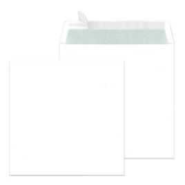 Mailmedia Briefumschläge "Zack & Klapp", 220x220 mm, weiss ohne Fenster, 100 g-qm, haftklebend (220 x 220 mm, 500x) (302290)