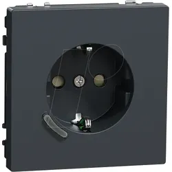 WISER 2380-6034 - Steckdose, 1-fach, anthrazit, matt, Zigbee