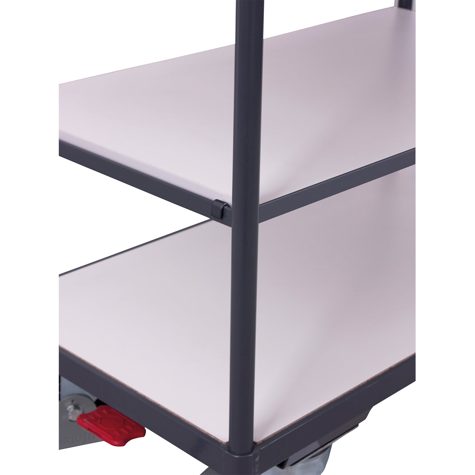 Variofit ESD Etagenwagen, niedrig mit 3 Ladeflächen 1000x700mm