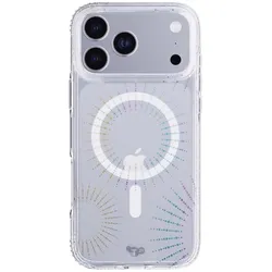 tech21 Hülle für iPhone 17 Pro Max – EvoSparkle Luna Effekt (Apple iPhone 17 Pro Max), Smartphone Hülle, Transparent