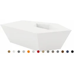 Vondom »FAZ« Outdoor Beistelltisch Klein / B 60 x H 22 x T 57 cm / Lackierung Hochglanz / Anthracite