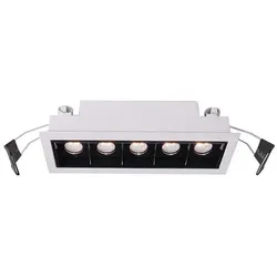 KapegoLED Deckeneinbauleuchte CETI 5, stromkonstant, 14-15V DC, 700 mA, 10W, 2900K, weiß-matt D-565250