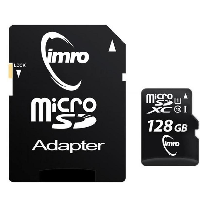 IMRO 10/128G UHS-I ADP (128 GB, microSDHC, U1, UHS-I) (10/128G UHS-I ADP)