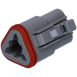 Kalitec 10 Stück DEUTSCH DT06-3S Buchsengehäuse 3-polig I Original vom deutschen Händler, Elektronikkabel + Stecker