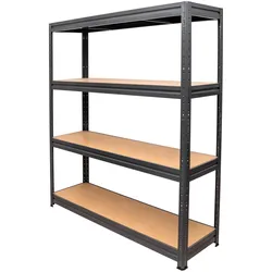 Stier, Kellerregal, Schwerlast-Fachbodenregal Fachlast 600kg HxBxT 1770x1600x450 mm
