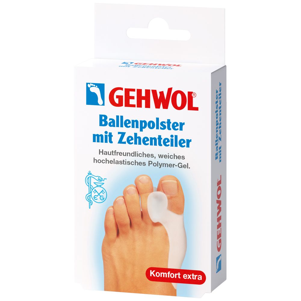 Gehwol Ballenpolster mit Zehenteiler 1 St Einlagen