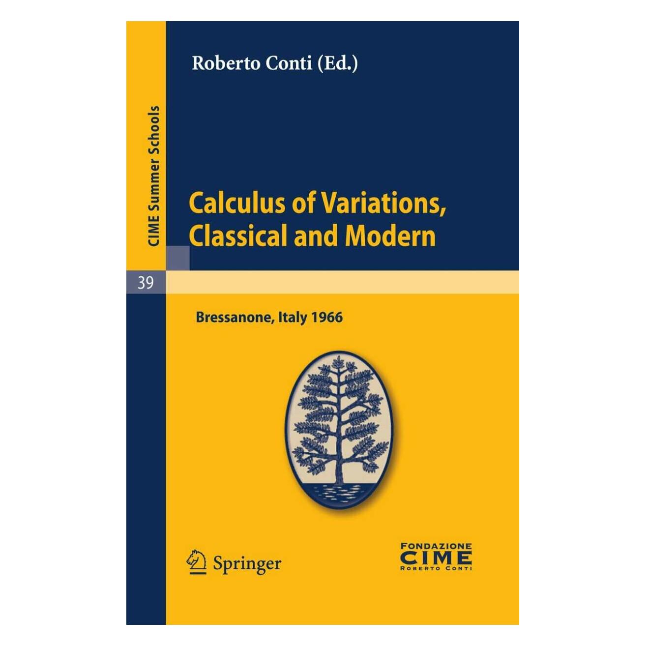 Springer Calculus of Variations, Classical and Modern (Englisch, Französisch, Softcover, Roberto Conti) (15908303)