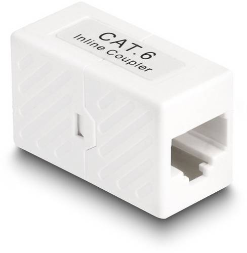 Delock RJ45 Netzwerk Adapter [1x RJ45-Buchse - 1x RJ45-Buchse] Weiß