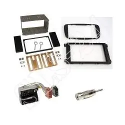 Autoradio 2-DIN Einbaurahmen Radioblende+Adapter Einbauset Ford Focus Mondeo ...