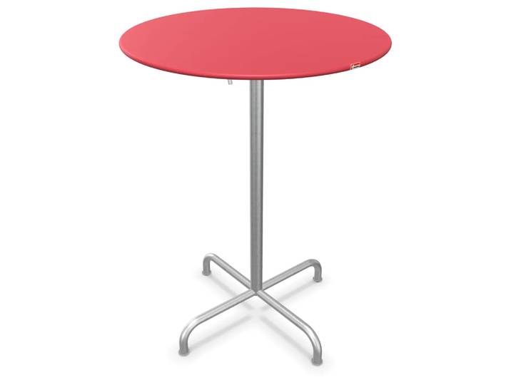Metall-Stehtisch Rigi Rund Feuerverzinkt von Schaffner / Farbe: Ahornrot / Grösse: x cm