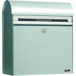 ALLUX KS200 Briefkasten - Verzinkter Stahl, Briefeinwurf in Alu