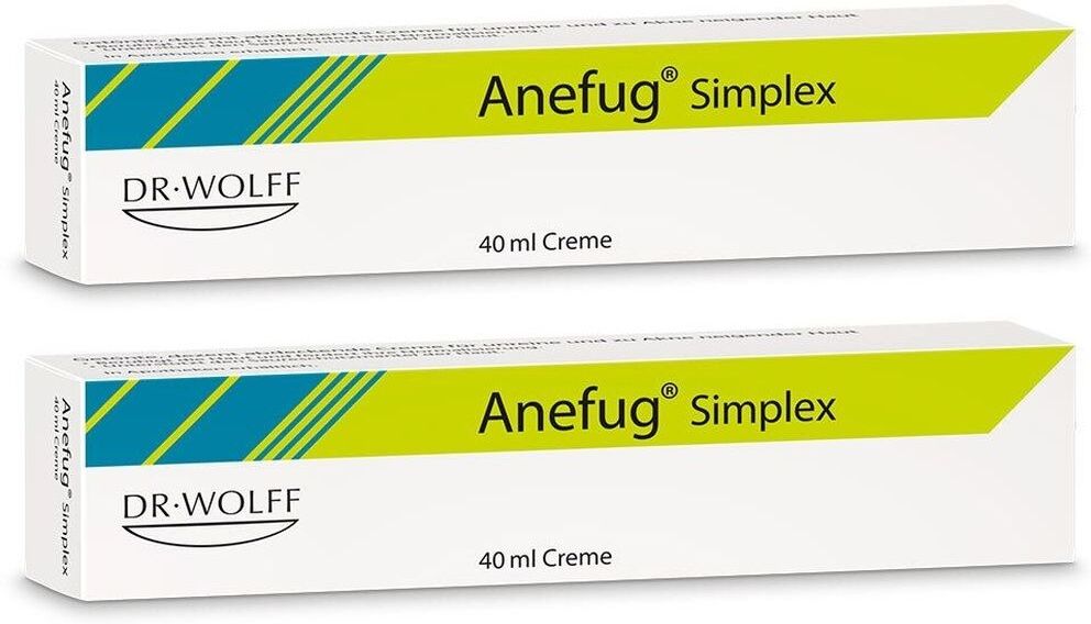 Anefug simplex Creme 2x 2x40 ml