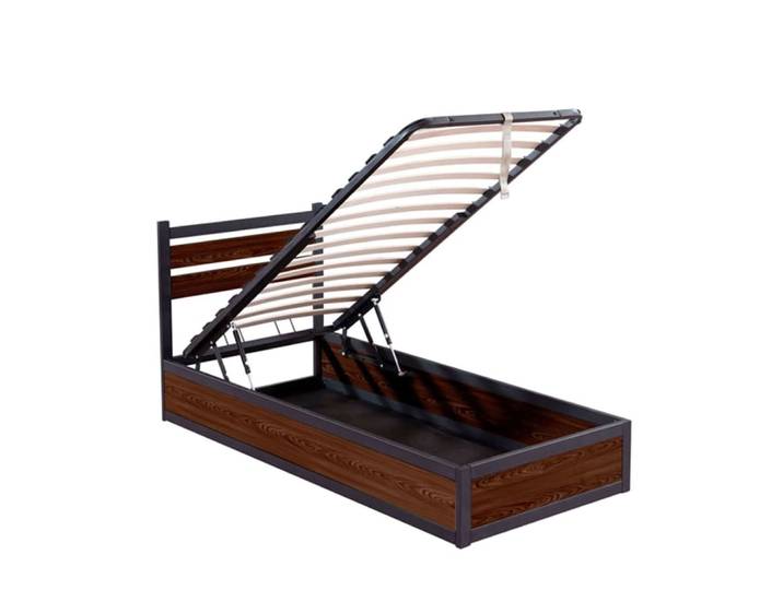 Lit coffre style industriel 90x190cm