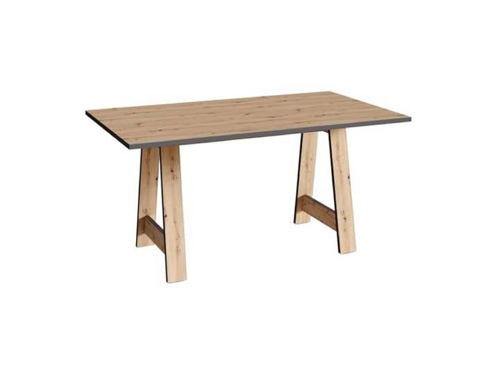 Riess Ambiente Esstisch LOFT 160cm - anthrazit Natur - Holzwerkstoff individuelle Maserung, industrial-Design, natürliche Optik, wohnaccessoire, Eichenholz