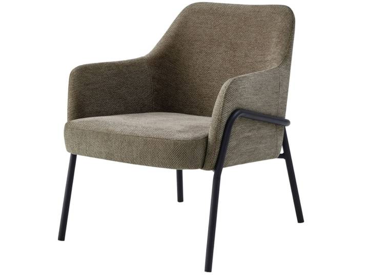 Fauteuil en tissu luxury taupe