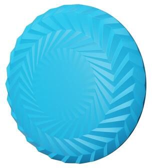United AquaFly Floating Dog Frisbee Toy Bite Resistant Interactive Fetch Trainer blue