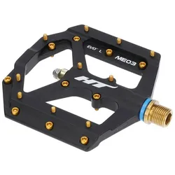 HT COMPONENTS Pedale ME03T (EVO+) Flat Pedals | schwarz