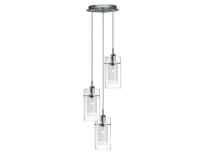 Hängeleuchte Duo I, Silberfarben, Chromfarben, Metall, Glas, 26x120x26 cm, Europäischer Sicherheitsstandard, höhenverstellbar, Lampen & Leuchten, Innenbeleuchtung, Hängeleuchten, Pendelleuchten