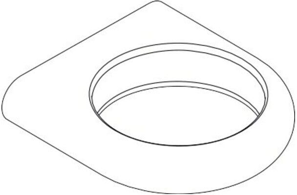 Hansgrohe Abdeckung Axor Logo für Halteelement chrom (96110000)
