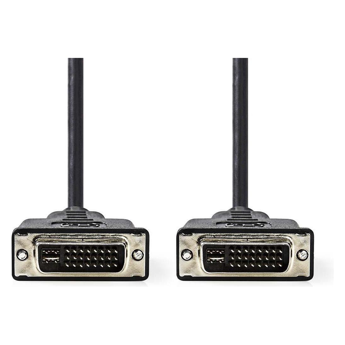 Nedis DVI-I-Kabel 24+5 Pin - DVI-I Stecker - DVI-I Stecker (2 m) (CCGP32050BK20)