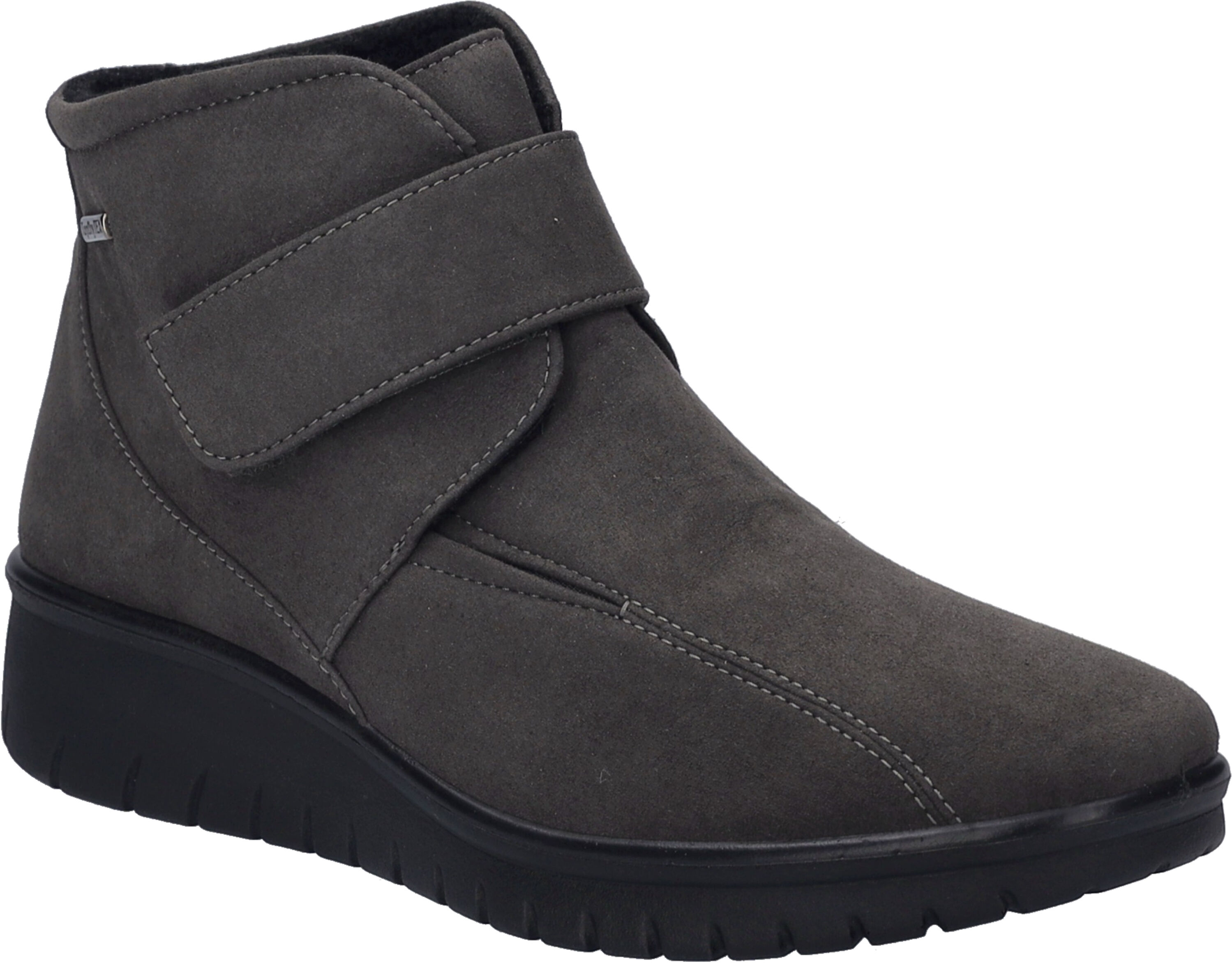 Stiefelette JOSEF SEIBEL "Calais 53, graphit", Damen, Gr. 41, grau (graphit), Obermaterial: 100% Textilmaterial TEXMAT., Schuhe Stiefelette