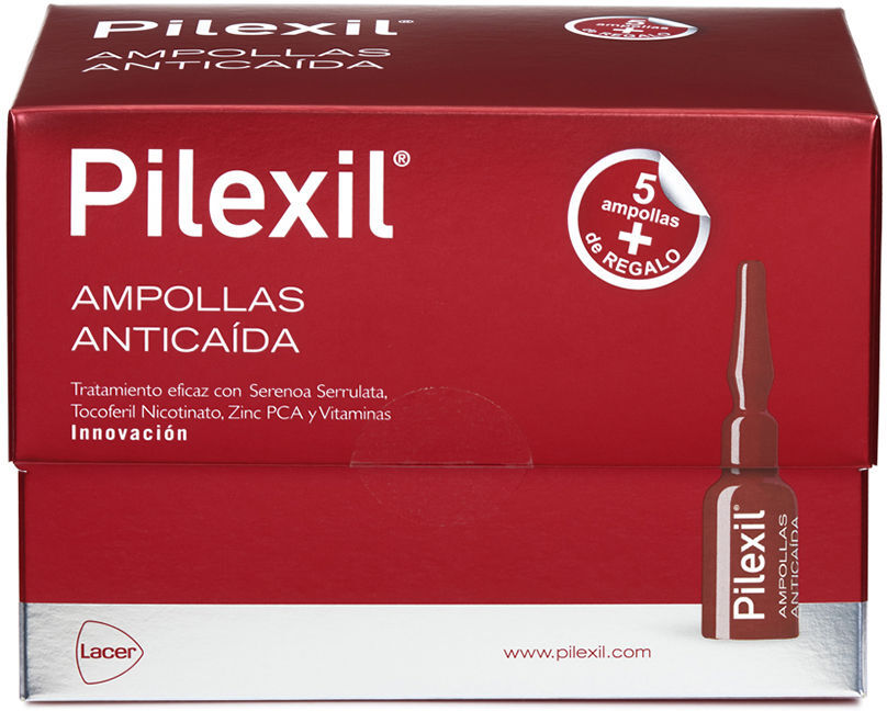 Pilexil Ampollas anticaída promo 15 + 5 de regalo 20 u