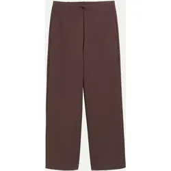 Culotte-Fit Stoffhose Braun XL