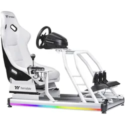 Thermaltake GR500 Racing Simulator Cockpit Snow, Sim Rig, Weiss