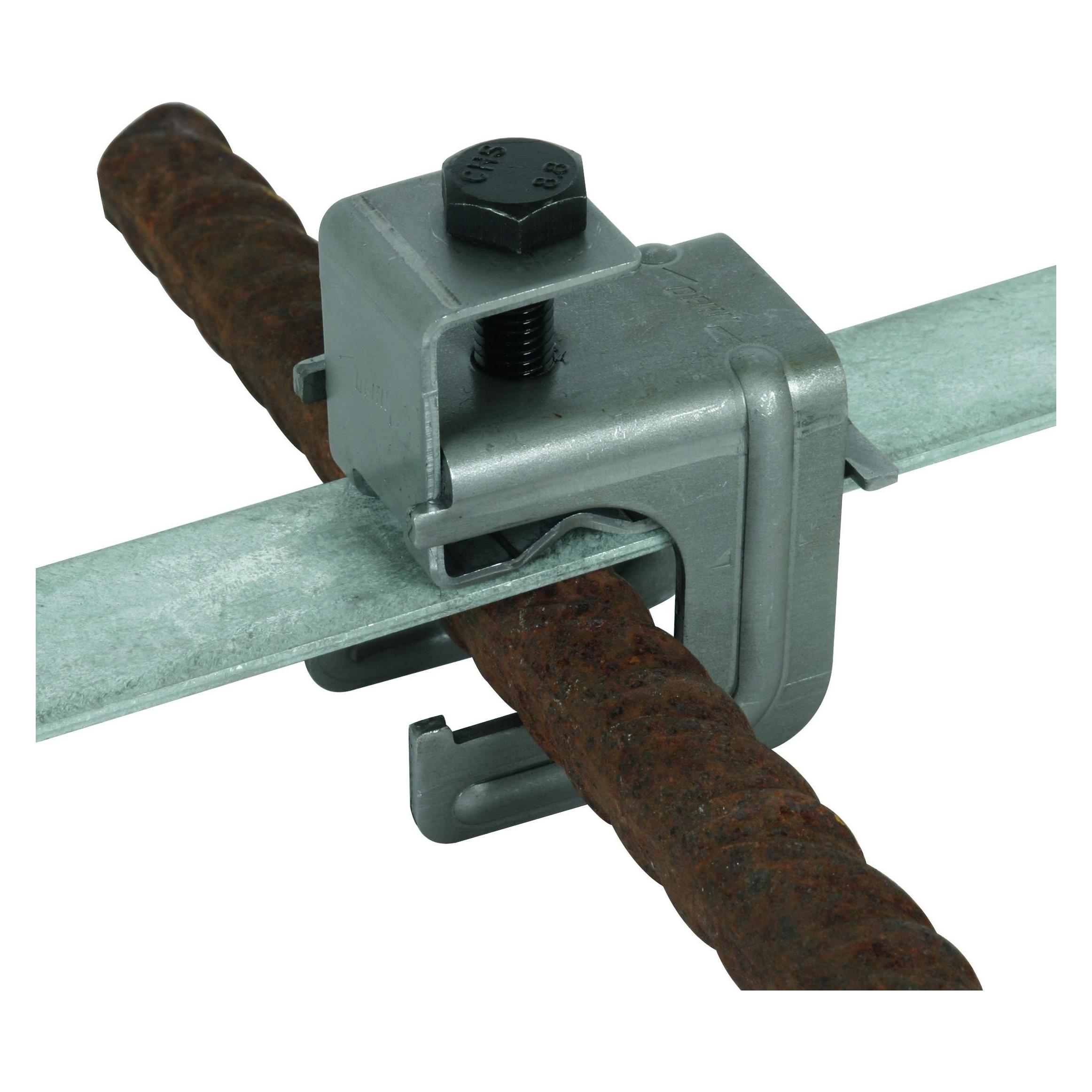 Dehn Druckbügelklemme St/blank 308031 f. D 6-20mm o. Fl 30x3-4mm 308031 (308031)