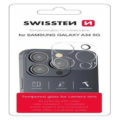 Swissten Rūdīts Aizsargstikls kameras objektīvam Samsung Galaxy A15 / A15 5G (Samsung Galaxy A15, Samsung Galaxy A15 5G) (8595217486881)