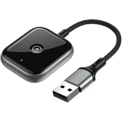 PowerGuard Wireless CarPlay Adapter für iPhone, Auto Adapter, Schwarz