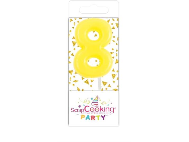 Scrap Cooking Kerzen-Set ScrapCooking bunt Wachs H 3.5 cm