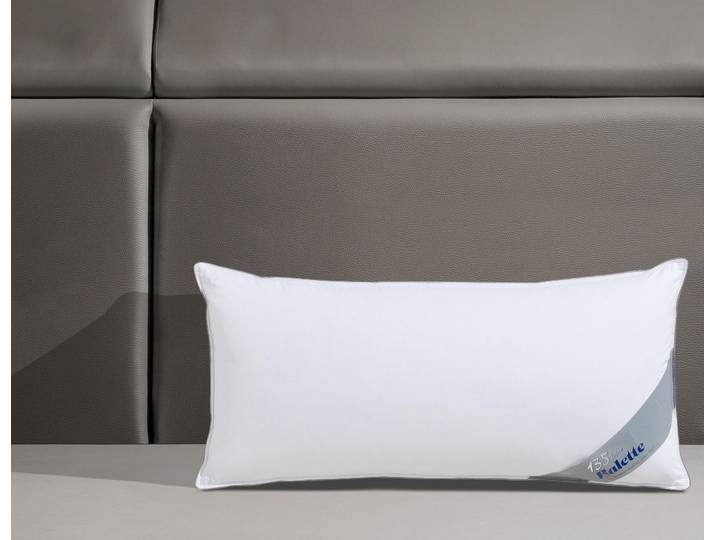 Federkissen BALETTE Lena, natürlicher Schlafkomfort, Made in Germany , weiss (weiß), B:40cm L:80cm, Bezug: 100% Baumwolle. Füllung: 100% Federn, Kopfkissen, Federkissen, Kopfkissen 40x80 cm, 80x80 cm, allergikergeeignet, Made in Germany