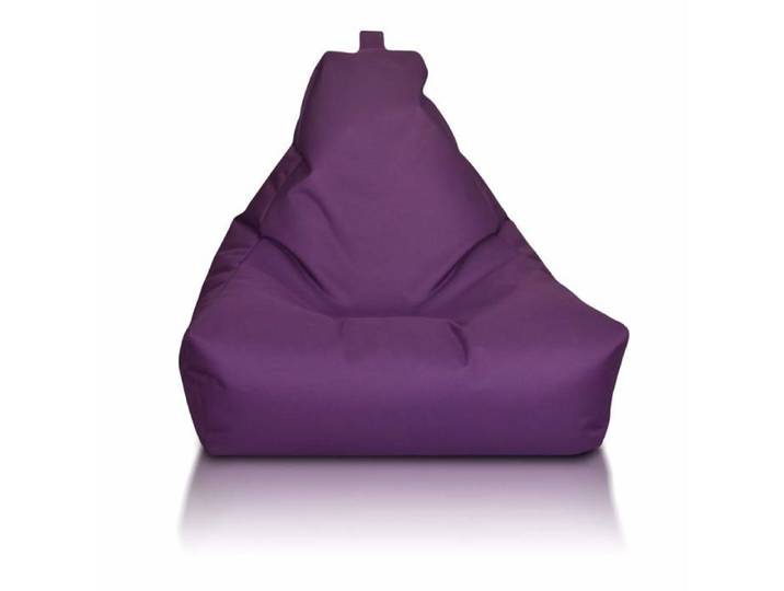 Keiko M pouf fauteuil extérieur imperméable poignée fauteuil relax salon décoration maison violet Ecopuf