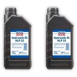 2x Hydrauliköl LIQUI MOLY 6954 mineralisch HLP 22 für Maschinen Pumpen Anlagen 1L