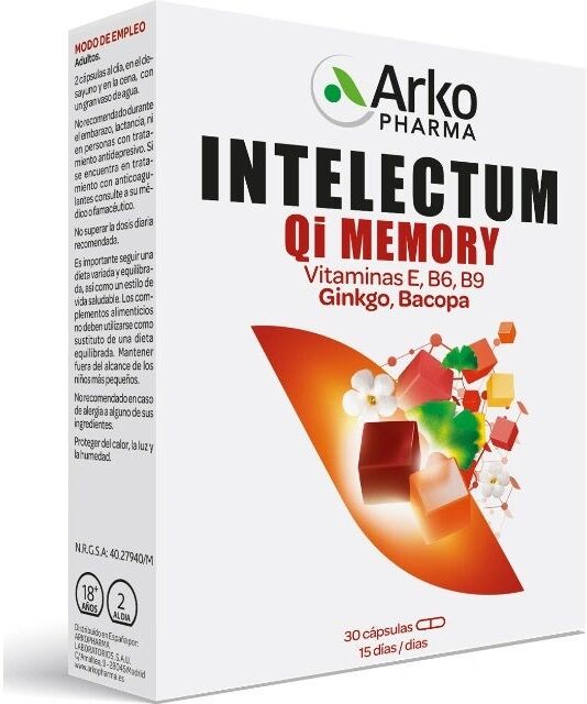 ARKO Intelectum Memory 30 Cápsulas