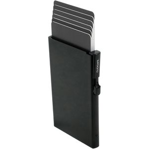 Clicksafe Kreditkartenetui Tresor Slim, 955000, Aluminium, für 6 Karten, schwarz, mit RFID Schutz