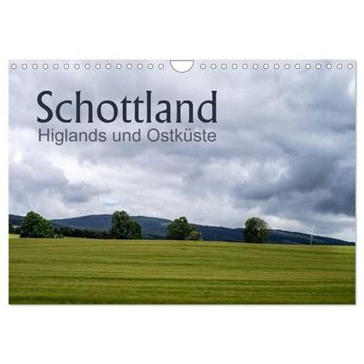 Schottland Highlands und Ostküste (Wandkalender 2027 DIN A4 quer), CALVENDO Monatskalender