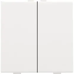 Niko Züblin 154-51002 Zweifach Taster für Niko Home Control, white coated 15451002