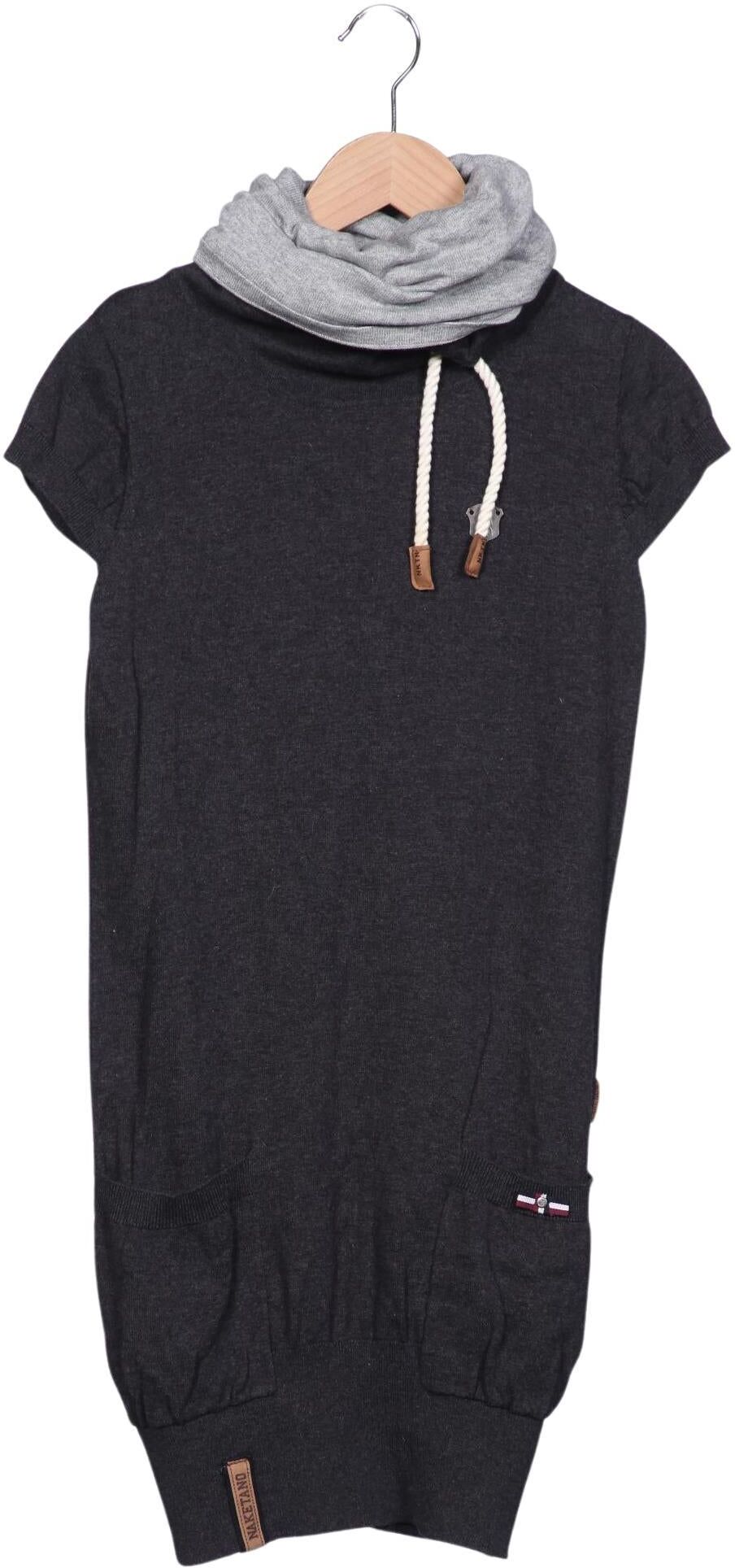 Naketano Damen Pullover, Grau, Gr. M, Baumwolle - Second Hand