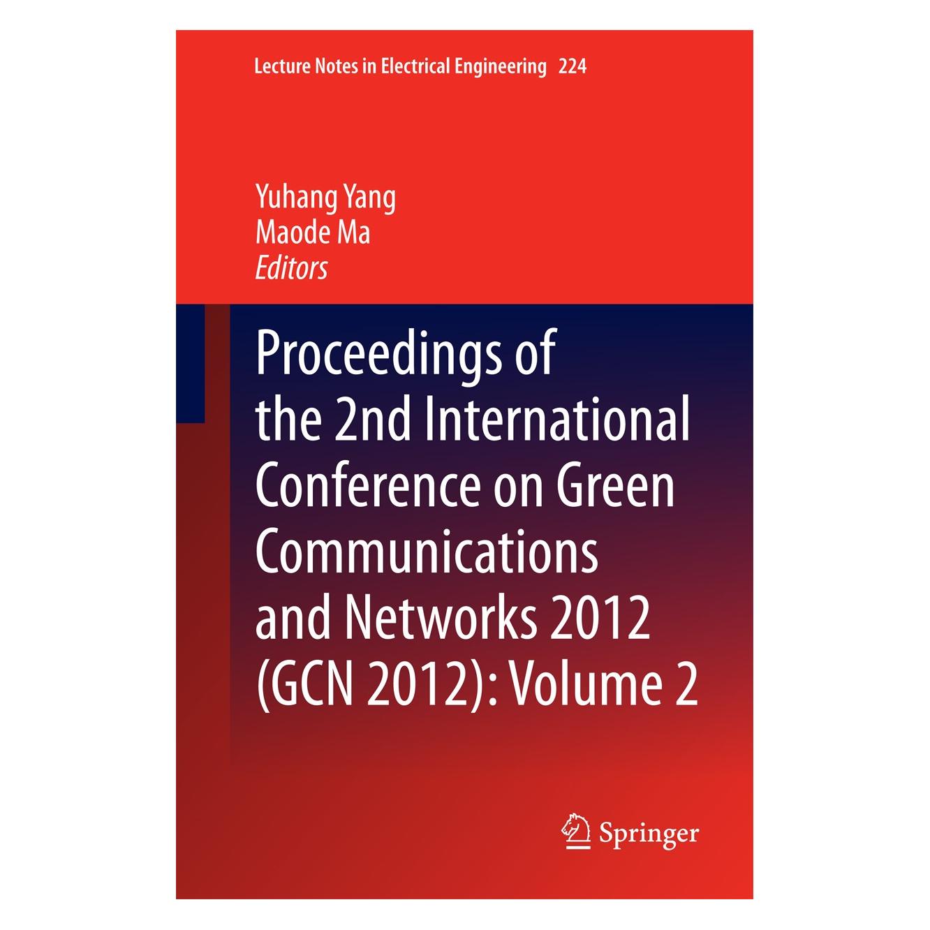 Springer Proceedings of the 2nd International Co (Englisch, Hardcover, Maode Ma, Yuhang Yang) (9783642355660)