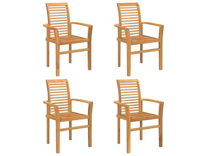 KDVXBCQJH Esszimmerstuhl 4er Set Massivholz Teak 62x55x94 cm Braun Stabile Armlehnenstühle aus echtem Holz für angenehme Sitzerlebnisse auf der Terrasse und im Garten.