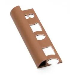 Profil-EU Abschlussprofil "rund", PVC, Länge 250 cm, Kantenhöhe 10 mm, L1025019