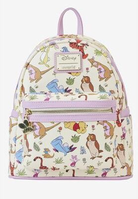 Plus Size Women's Loungefly X Disney Winnie The Pooh & Friends Mini Backpack Handbag by Disney in Beige