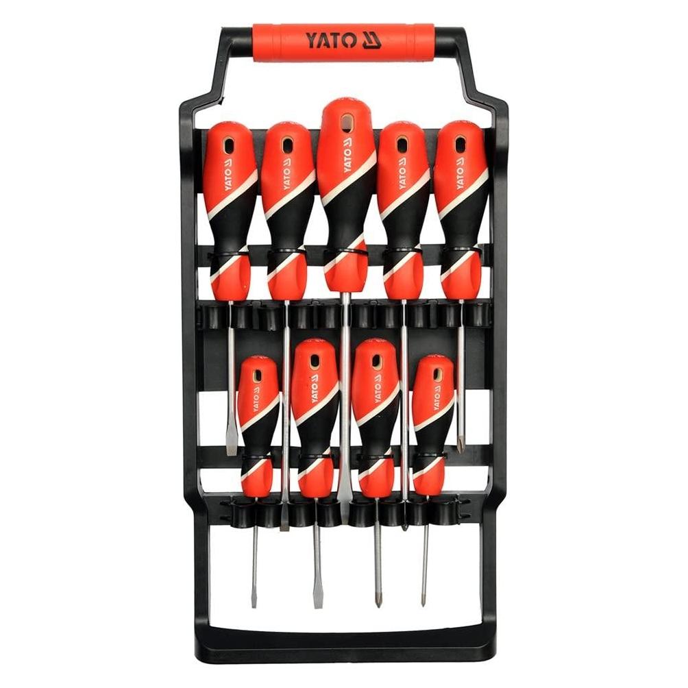 Yato Screwdriver Set 9pcs (Phillipps-Kreuzschlitz (PH), Schlitz) (YT-25968)