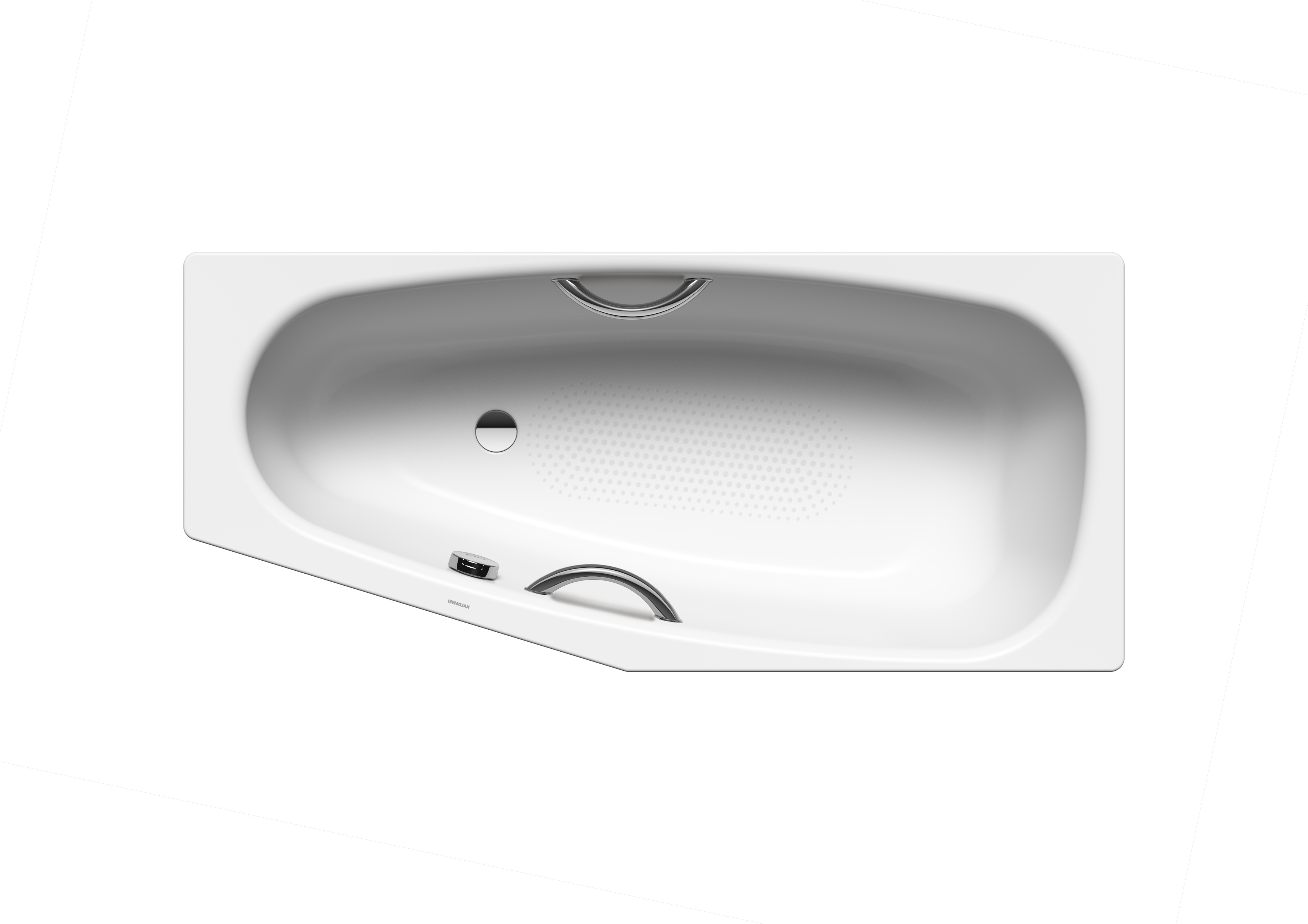 KALDEWEI Badewanne MINI LINKS schwarz