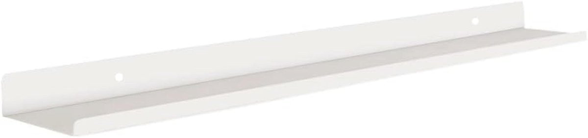 Witte Zwevende Wandplank 70 cm - Wandplank voor de Keuken, Woonkamer, Slaapkamer of Badkamer